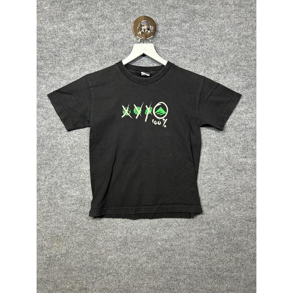 Vintage Emerica Skateboards T-Shirt Mens Black Cotton Graphic Crew Neck - Medium